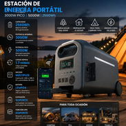 Estacion de energia portatil 5000w pico 3000w - Img 55821944