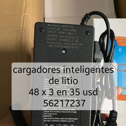 Cargadores inteligentes de litio para motos y bicimotos nuevos en su caja - Img 58326064