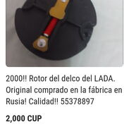 2000$* Rotor del delco del Lada. Original comprado en fábrica Rusa, sello de calidad - Img 45338888
