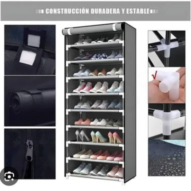 ☕️Zapateras de 10 niveles con lona /35 usd☕️ - Img 122182175