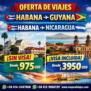 🔥 Mayoral Viajes: Guyana desde $975 / Nicaragua con visa $3950 (Kinetica) - Img 52655226