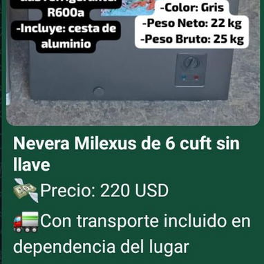 Neveras de varios pies y marcas (Desde $180 hasta $695) - Img 123480799