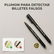 Plumones marcadores para detectar billetes falsos - Img 56190228