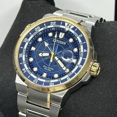 58049738 , CITIZEN ECODRIVE ENDEAVOR PARA HOMBRE (BJ7144-52L) DE 44MM , CRISTAL DE ZAFIRO , 2 TONOS , NUEVO A ESTRENAR - Img 102889816