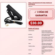 Pedal Acelerador De Pie Con Resorte Retorno Aceleracion Suave VPT-0120 - Img 58075403