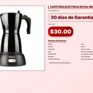 CAFETERA ELÉCTRICA ROYAL NEGRA/ RCE1711 . - Img 57101603