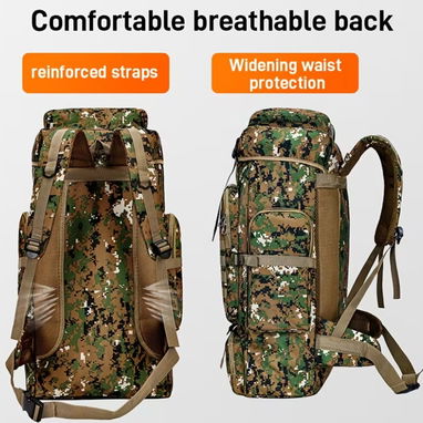 Mochila Multifuncional 80L- Se incluye de regalo una pequeña que hace juego - Img 123996959