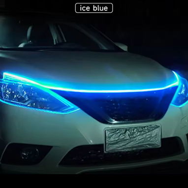 Tira led para el filo del capot o maletero luz fija o secuencial muy bonita. Ver fotos. - 3/10