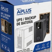 APLUS 110V BACKUP 600W 1000 VA + 2 BATERÍAS DE 12V 7AH NUEVO EN CAJA - Img 56687320