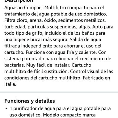 FILTRO PURIFICADOR DE AGUA - 2/8