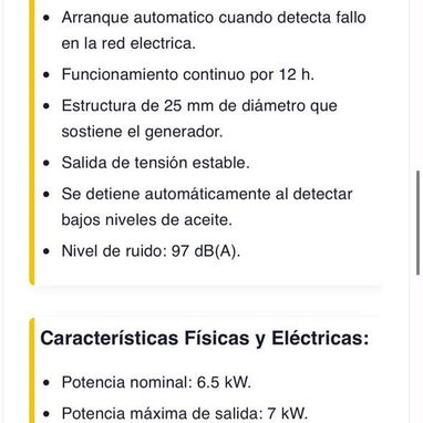 PLANTA ELÉCTRICA EPCOM MODELO EPGEN 7000 - 3/4