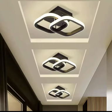 Lámparas de techo modernas para el hogar, montada en superficie, para dormitorio, sala de estar, pasillo, - 2/3