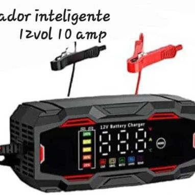 Cargador 12vol 10 amp inteligente sirve para bateria gel, ácido, lipo4 etc - Img 111090089
