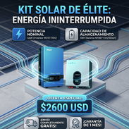 Kit Solar Inversor Must 4KW ( 110V) + Bateria Infinity 5kWh ( 51V , 100aH) - Img 56702791