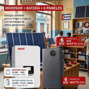 COMBO SOLAR MUST – Inversor + Batería de Litio + 6 Paneles (Nuevo) - Img 57883636