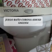 VENDO JUEGO BAÑO CORONA TASA,LAVAMANO C/PEDESTAL..ETC - Img 45800866