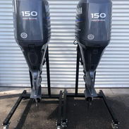Par de motores fueraborda Yamaha de 150HP, 4 tiempos y eje de 25 pulgadas (modelo 2014) - Img 55887487