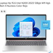 Laptop HP nueva del 2023 Intel n200 última generación con 4 de ram y 128 de SSD - Img 45487549