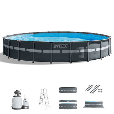 Piscina elevada Ultra XTR® Frame con bomba de filtro de arena – 24′ x 52″ - 2/10