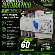 🔻🔻 TRANSFER 4P 125A 110V. 60USD - Img 57703126