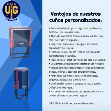 Personalizacion de cuños. - 2/3