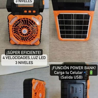Ventilador recargable - Img 122229504