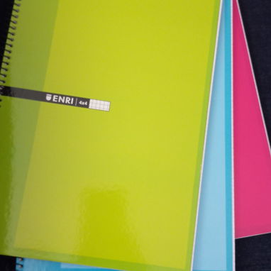 Libreta pasta dura cuadro pequeño 100 hojas - 2/3