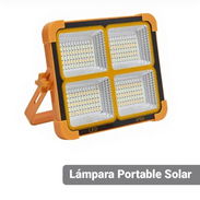 Lámpara LED Solar de Trabajo 100 W 10.000 Lúmenes con Batería de 16.500 mAh IP66 💡 LED de alta eficiencia (100W) - Img 57939050