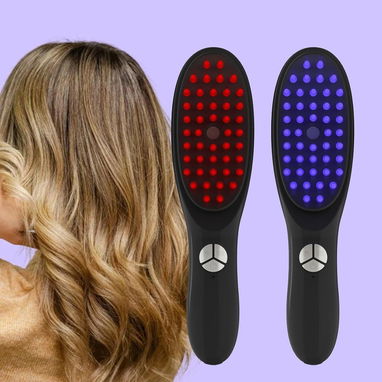 Cepillo eléctrico capilar 💆♀️✨ con luz roja/azul, masaje 3D ultrasónico, vapor hidratante y difusor de aceites - Img 126968140