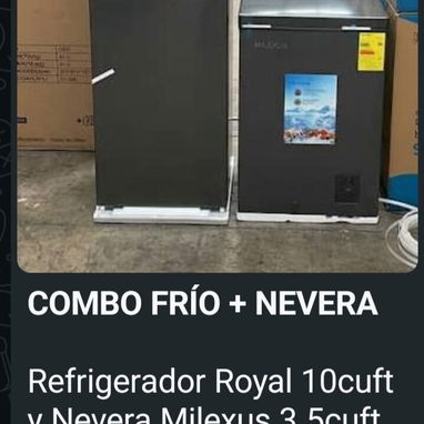 NEVERA + REFRIGERADOR - Img 122955716
