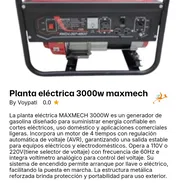 GENERADOR ELÉCTRICO/ PLANTA ELÉCTRICA 3000W - Img 55771243