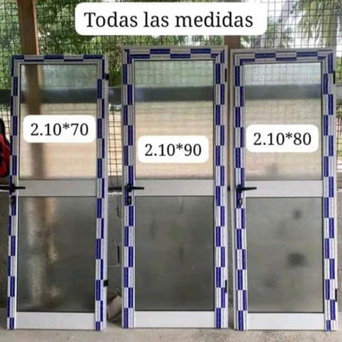 Marqueteria de aluminio. Realizamos puertas y ventanas a la medida que usted desee.Incluimos la mensajeria y el montaje - 4/8
