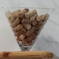 Copa Decorativa de Cristal con borde diagonal. - 2/2