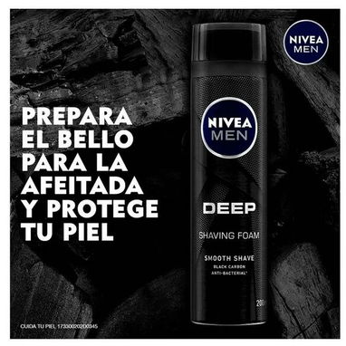ESPUMA DE AFEITAR NIVEA MEN DEEP 200ML - Img 82022626