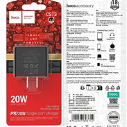 ESPIGA O CABEZA DE CARGA DE 20W CARGA RÁPIDA  - 3500 mn MARCA HOCO - Img 57880859