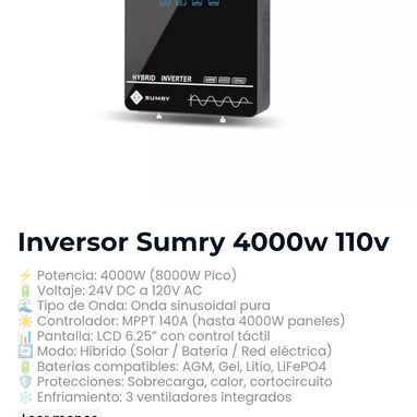 Respaldo energético - estaciones de energía - 9/10