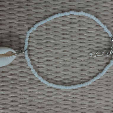 🐚🐚Juego de collar de caracoles, aretes, pulso o tobillera 👌🏼 - 4/4