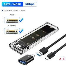 💾⚡ CARCASA SSD M.2 USB-C TRANSPARENTE – ALTA VELOCIDAD 🔥 - Img 119749333