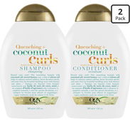 OGX Coconut Curls champú y acondicionador sin sal para cabello rizado - Img 55673616