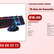 TECLADO C/CABLE Y MOUSE VPT#-0335 - Img 56831460