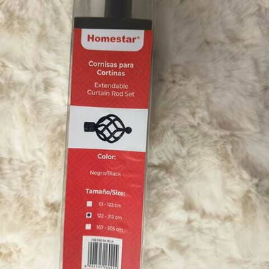 Cortinero decorativo expandible 💰  Precio: 16 USD✨️ Barra telescópica extensible de 122 cm a 213 cm - 3/3