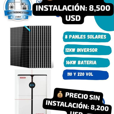 KIT SOLARES A LA VENTA  CON SUS PANELES SOLARES - 6/7