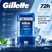 Desodorante GILLETTE en gel| Sensitive Cool Wave 82g - Img 57148398