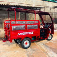 Triciclo 4450 usd 72 v 58 ah enmangado igual que el top maq con limpia parabrisas porta teléfono cargador para el teléfo - Img 58302557
