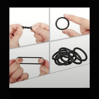 Juntas toricas o anillas de goma para trabajos en su carro, etc nada de goma criolla, neopreno de fabrica. - 4/9