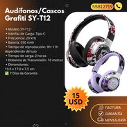 Audífonos/Cascos estilo graffiti - Img 55619711