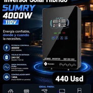 Inversor Solar Hibrido SUMRY 4000W 110V, Garantía de 1 mes, Entrega por un mínimo costo adicional según municipio - Img 56807299