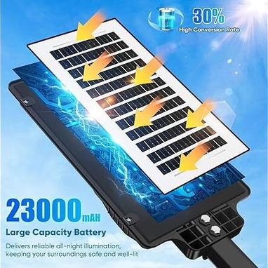 ☀️ LÁMPARAS SOLARES TOWPONICS 5000W 2 PACK 23000MAH + SENSOR + CONTROL REMOTO – ENVÍO DISPONIBLE + GARANTÍA - 2/4