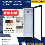 Expositor Vertical Eko 7 pies (Incluye 1 protector de voltaje), Garantía de 1 año, Entrega gratis para toda La Habana - Img 52344675