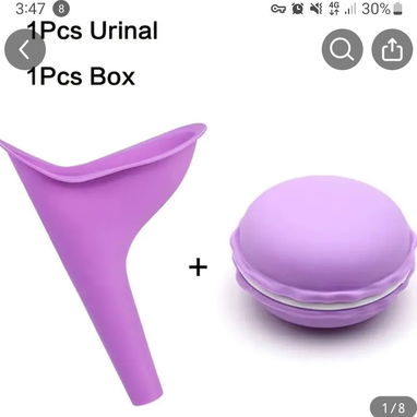 Orinal portátil para mujeres con su estuche - Img 101198499